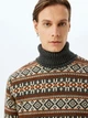 Свитер мужской Koton 5WAM70157HT-0D2 XL Разноцветный (8684291469481) - изображение 4