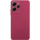 Чехол TPU GETMAN Liquid Silk Full Camera для Xiaomi Redmi 12 Бордовый / Marsala - изображение 1