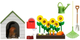 Zestaw zabawek Lundby Garden Set + Doghouse 60509000 (7315626050906) - obraz 2