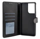 Чехол книжка Leather Flip для Motorola G06 на магните с подставкой черный - изображение 3