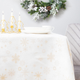 Obrus Homla Winter Glam Gold Snow w śnieżynki Biały 130 x 180 cm (5902869978795) - obraz 5