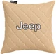Подушка в авто EVAtech ECO 30 x 30 см Jeep бежевий ромб з бежевою ниткою (SPSCSIIV014) - зображення 1