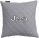 Подушка в авто EVAtech ECO 30 x 30 см Jeep серый ромб с серой нитью (SPSCSGGV014) - изображение 1