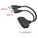 Адаптер Sata To USB 3.0+2.0 Hard Drive HDD/SSD 2.5 Inches External Hard Drive 22 Pin Sata III Cable Black - изображение 2