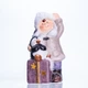 Новогодняя фигурка с подсветкой Девочка с пингвином из фарфора 9×10×19 (см) новогодний декор для дома, квартиры на подарок CR-5-6 - изображение 1