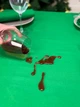 Новогодняя водоотталкивающая Скатерть "Зеленый однотон" 120х100 см (+ 2 салфетки 30х40) - изображение 8