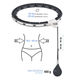Zestaw HMS Hula hop magnetyczny HHM15 z licznikiem czarny + pas wyszczuplający BR163 czerwony (5907695511864) - obraz 6
