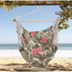 Подвесное кресло-гамак Jumi Garden Tropical с чехлом до 100 кг - изображение 13
