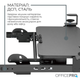 Регулируемая полка для клавиатуры OfficePro Black (KT145B) - изображение 11