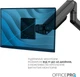 Настільне кріплення для монітора OfficePro MA601B з пружиною 17-40" 2-12 кг Black - зображення 7