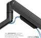 Настільне кріплення для монітора OfficePro MA601B з пружиною 17-40" 2-12 кг Black - зображення 12