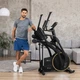 Орбитрек Hop-Sport HS-250CF Jucon черно-золотистый - изображение 8