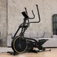 Орбитрек Hop-Sport HS-250CF Jucon черно-золотистый - изображение 9