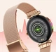 Круглые женские смарт часы Hypeon Lily 2 Pro с металлическим ремешком / Gold - изображение 7