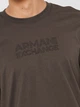 Футболка хлопковая длинная мужская Armani Exchange 253105017 2XL Коричневая (1159845873) - изображение 4