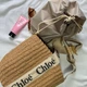 Сумка Chloe Woody Basket in Natural Fibers - изображение 5