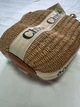 Сумка Chloe Woody Basket in Natural Fibers - изображение 6