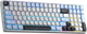 Клавиатура беспроводная AULA S100pro KRGD Brown Switch Bluetooth/2.4G/Type-C White - Black RGB (6948391205755) - изображение 3
