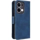 Чохол книжка Velvet Leather Case для Oppo Reno13 5G з відділенням для карток blue - зображення 2