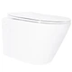 Унітаз підвісний Qtap Swan Ultra Quiet безобідковий з сидінням Soft close (QT16335180W) - изображение 1
