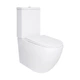 Унітаз підлоговий Qtap Jay безобідковий з сидінням Soft close білий (QT07222175TW) - изображение 1