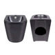 Комплект: Унітаз напольний Qtap Robin Ultra Quiet Black + Біде напольне Qtap Robin Black (QT13226083AMB47928) - изображение 4