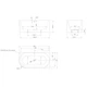 Ванна акрилова Knief Fresh XS Left 155x80 з щілинним переливом - изображение 3