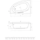 Ванна акрилова Radaway Naxia 170x110L - изображение 3