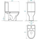 Безобідковий унітаз компакт Koller Pool Edge New Soft close + бачок (1856550199) - изображение 4