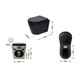 Комплект Qtap Scorpio Matt Black 2 в 1: унітаз підвісний Ultra Quiet QT14332380AMB + біде підвісне QT1455053FMB - изображение 2
