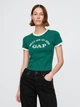 Футболка хлопковая короткая женская GAP 767809291 XL Зеленая ( 1159846268) - изображение 1