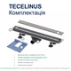 Душовий канал TECElinus у зборі мембранний г/затвор, 700мм - изображение 3