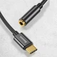 Адаптер Baseus L54 Type-C Male to 3.5mm Female Black Переходник для подключения наушников - изображение 4
