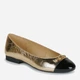 Женские балетки кожаные Michael Kors 730243887 38 Золотистые (1159851681) - изображение 3