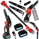 Аккумуляторная мини пила с удлинителем ProVolt 48V/ 6.0 mAh, безщёточный двигатель, автоматическая подача масла, 2 АКБ, 2 шины 15 и 20 см, две цепи. Набор 2 в 1 - изображение 2