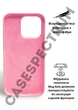 Чехол силиконовый OEG Shell Guard Silicone case with Magnetic Ring MagSafe для Apple iPhone 13 Pro 6,1” Chalk Pink - изображение 4