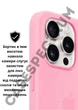 Чехол силиконовый OEG Shell Guard Silicone case with Magnetic Ring MagSafe для Apple iPhone 13 Pro 6,1” Chalk Pink - изображение 7