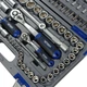 Набор инструментов профессиональный Haisser Black 1/4" и 1/2" 94 ед. 70254 (BP137501) - изображение 10