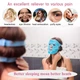 Маска гелевая охлаждающая и согревающая Premium Mask T5, снятия усталости, отеков, расслабления, для сна - изображение 8