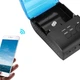 Термопринтер Zjiang мобильный POS Bluetooth 4.0 чековый принтер 58 мм - изображение 4