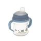 Кружка тренировочная с силиконовым носиком FirstCup 150 мл BONJOUR PARIS Canpol babies Голубая (5901691869950) - изображение 3