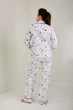 Пижама Forli Пижамный костюм из хлопка с брюками Yellow Stars M Белый HL0010-57-69_M - изображение 4