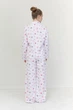 Пижама Forli Пижамный костюм из фланели с брюками Rose Galaxy XS Белый FL0057-25-69_XS - изображение 5