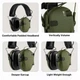 Тактические наушники BauTech для стрельбы с активным шумоподавлением складные Оливковый (1016-392-00) - изображение 3