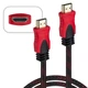 Высокоскоростной HDMI-HDMI кабель цифровое подключение для мониторов телевизоров Blu-ray игровых консолей HDTV HD Ready позолоченные контакты надежное оплетение 10 м (MD3999) - изображение 3