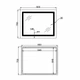 Зеркало Lidz с LED-подсветкой Touch антизапотеванием для ванной комнаты регулировка яркости (601247) - изображение 2