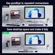 Коммутатор USB-A,USB-C UGREEN CM687 адаптер с 2 кабелями передачи данных USB-C и пультом дистанционного управления Black (25098) - изображение 5