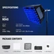 Прямоугольный софтбокс с сотовой сеткой NEEWER NS4S 32*29,5см для лампы Neewer RGB660/RGB660 PRO/NL660/RGB660 PRO II - изображение 8