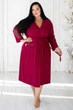 Изысканный комплект с кружевом батал Км1220Н Марсала, 3XL - изображение 4