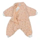 Комбинезон-халат махровый для девочки Tavolinchen 844a 068 см (3-6 months) оранжевый - изображение 2